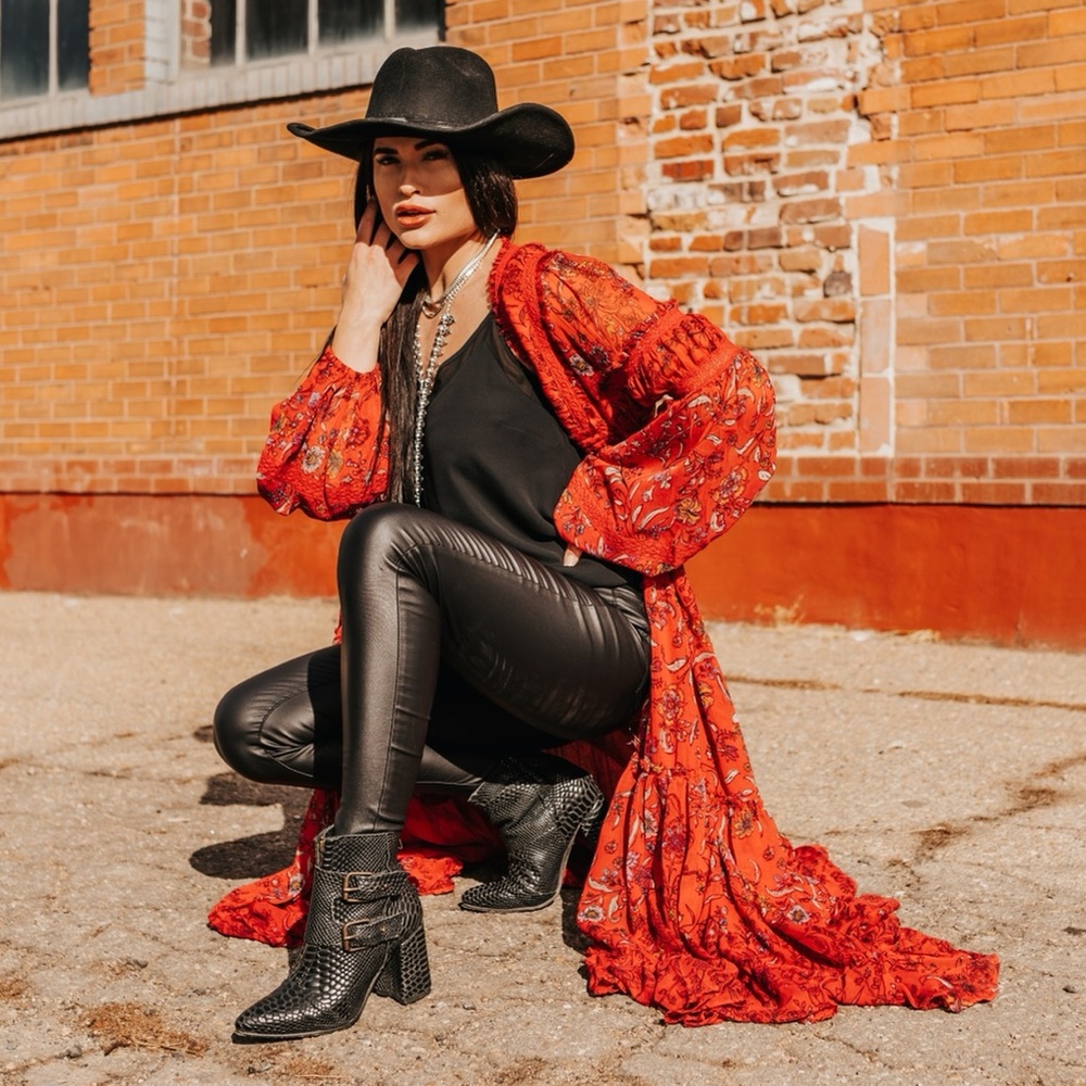 Freebird Joey boots in black snake 🐍